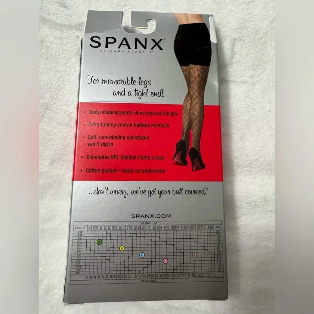 Lot of 2 Spanx Black Shaping Tights Size A
